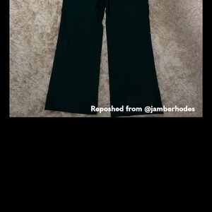 Dark Forrest Green Wide-Leg Pants Size 12